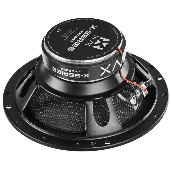 XSP652 600W Peak (200W) RMS 6.5" X-Series 2-Way Coaxial Speakers with Carbon Fiber Cones and 25mm Silk Dome Tweeters