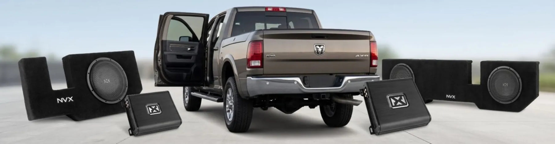 2002-2018 Ram Quad Crew Cab NVX Subwoofer Enclosures