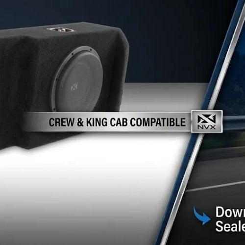 2004-2018 Nissan Titan Crew King Cab Custom Dual Subwoofer Enclosure