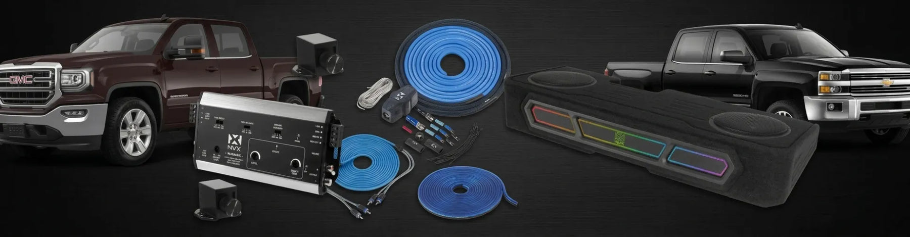 2008-2018 Chevy Silverado and GMC Sierra Crew Cab Subwoofer Bass Package