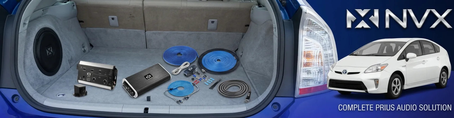 2010-2015 Toyota Prius Custom Subwoofer Bass Package