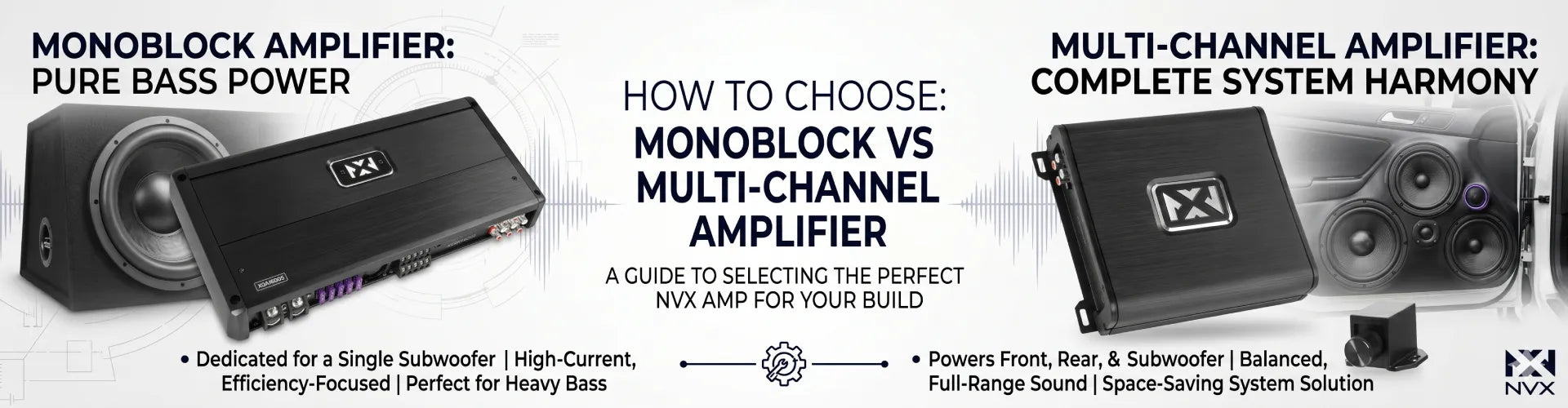 Monoblock Entry Guide Monoblock vs. Multi-Channel Amps: Which One Do You Need? — NVX