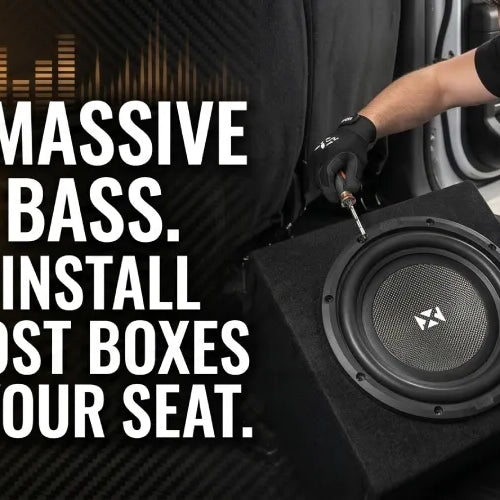 NVX Boost Box Underseat Truck Bass Install