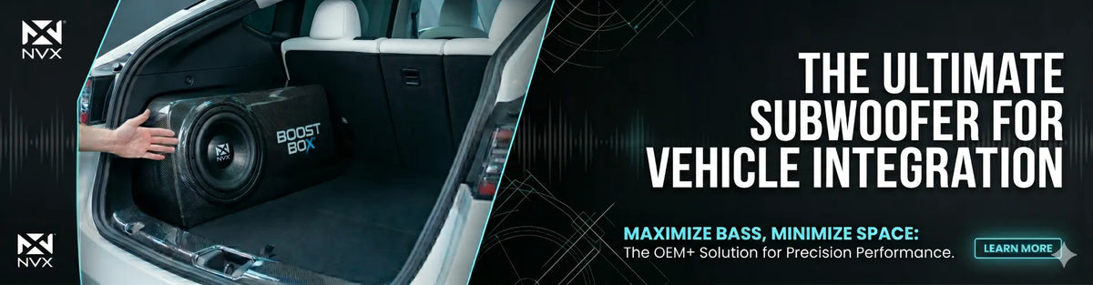 NVX BOOST Boxes: Save Trunk Space and Get Better Bass