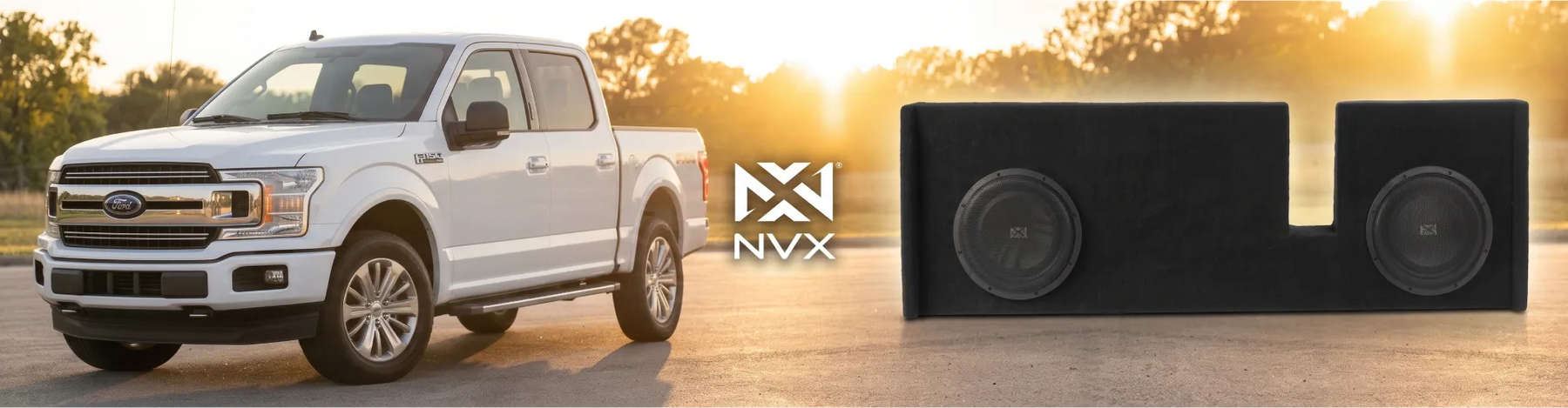 NVX Underseat Subwoofer Enclosure Ford F150 Supercrew