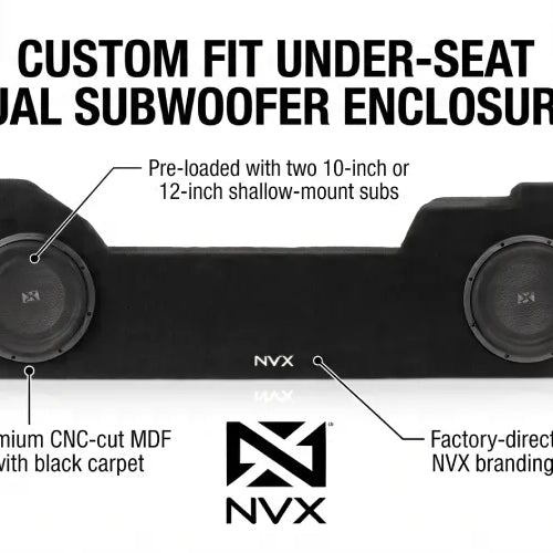 NVX Underseat Subwoofer Guide Silverado/Sierra Double Cab