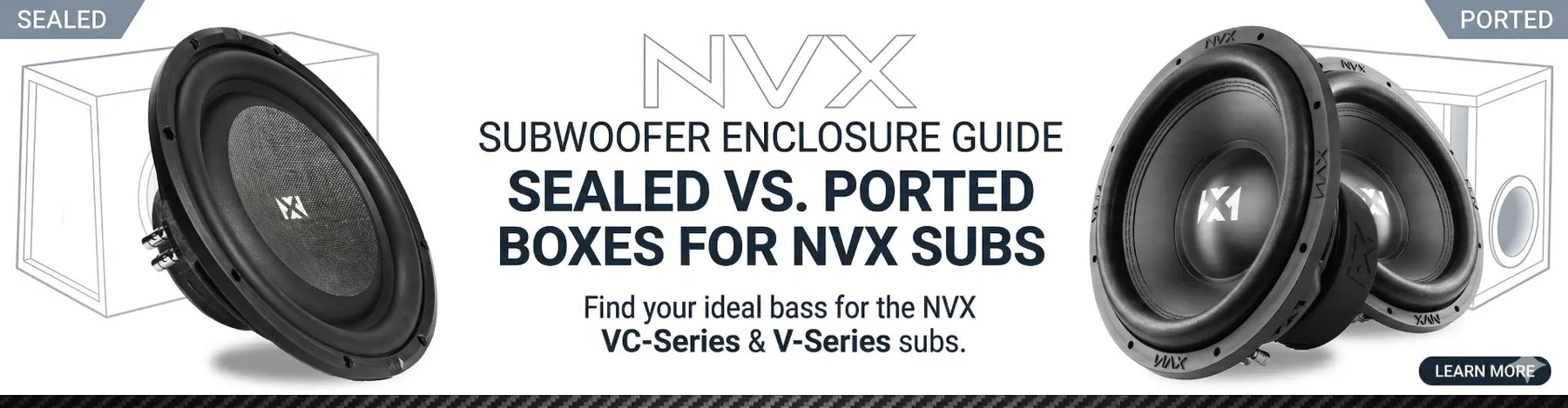 Sealed vs Ported Boxes NVX Subwoofers
