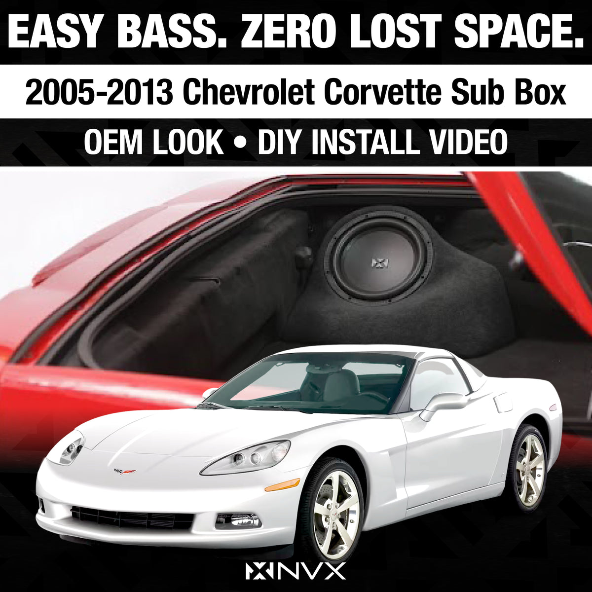 2006-2013 Chevy Corvette C6 - Custom 350W RMS 10