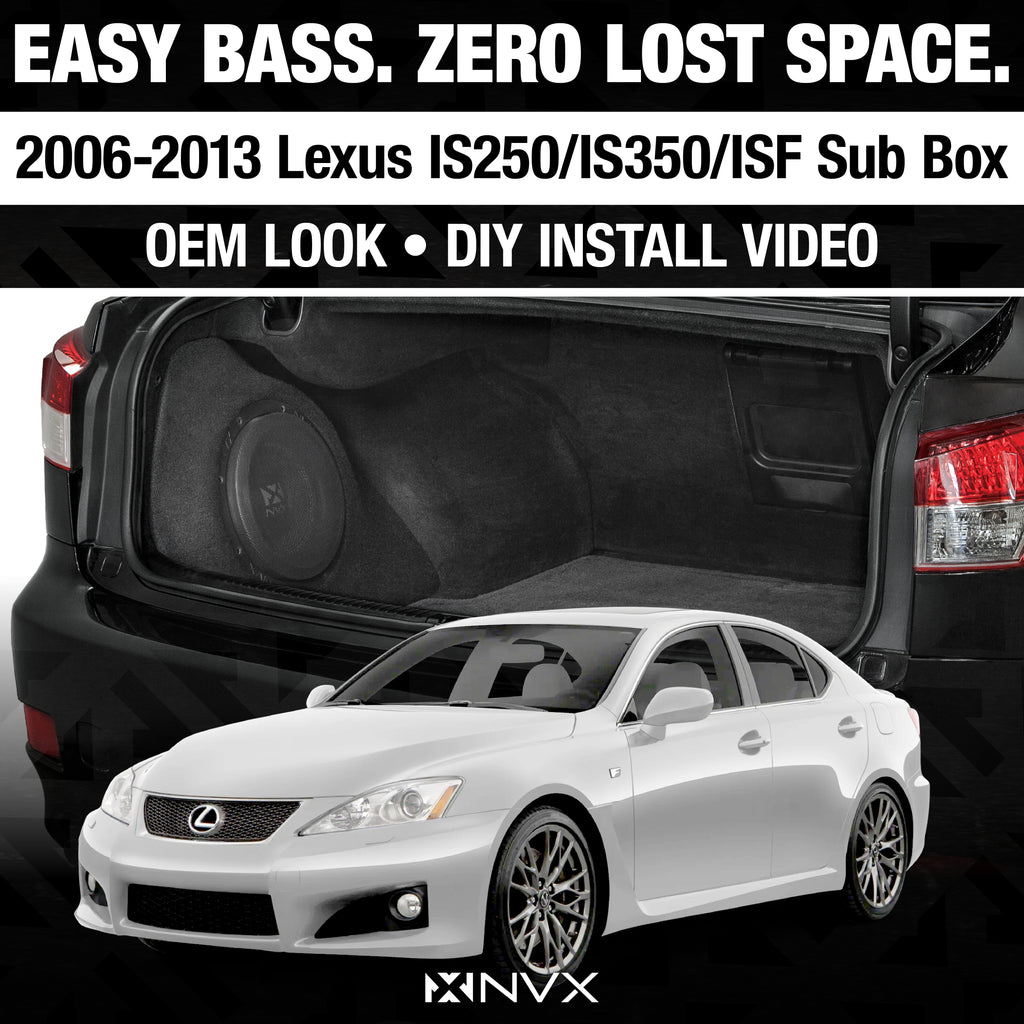 2006-2013 Lexus IS250/IS350/ISF - 800W RMS 10