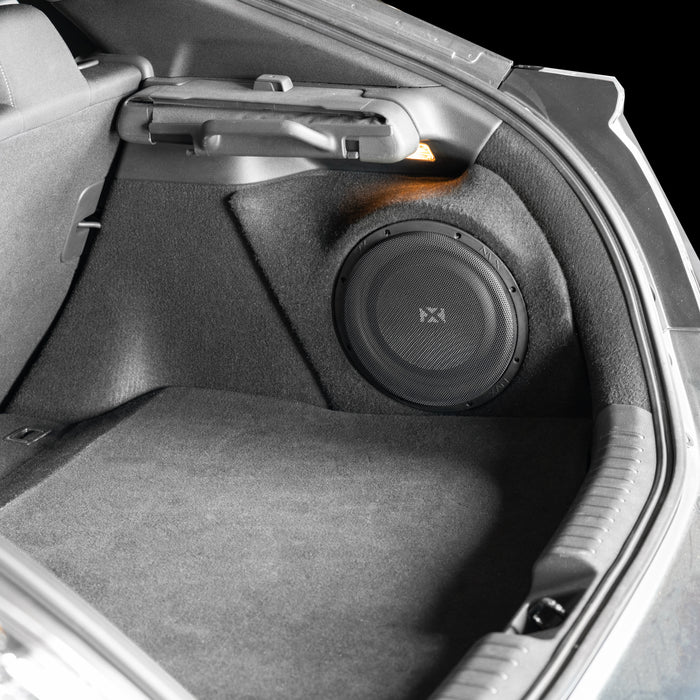 2017-2021 Honda Civic Sport Bass Package - Includes 10" 350W RMS Subwoofer, Custom Enclosure, Monoblock Amplifier, Line Out Converter and Complete Wiring Kit (PBK-HON-CVCHB-G10)