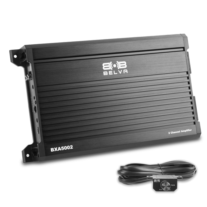 BXA5002 | 500W Peak BX-Series Class A/B 2-Channel Amplifier with Bass Remote