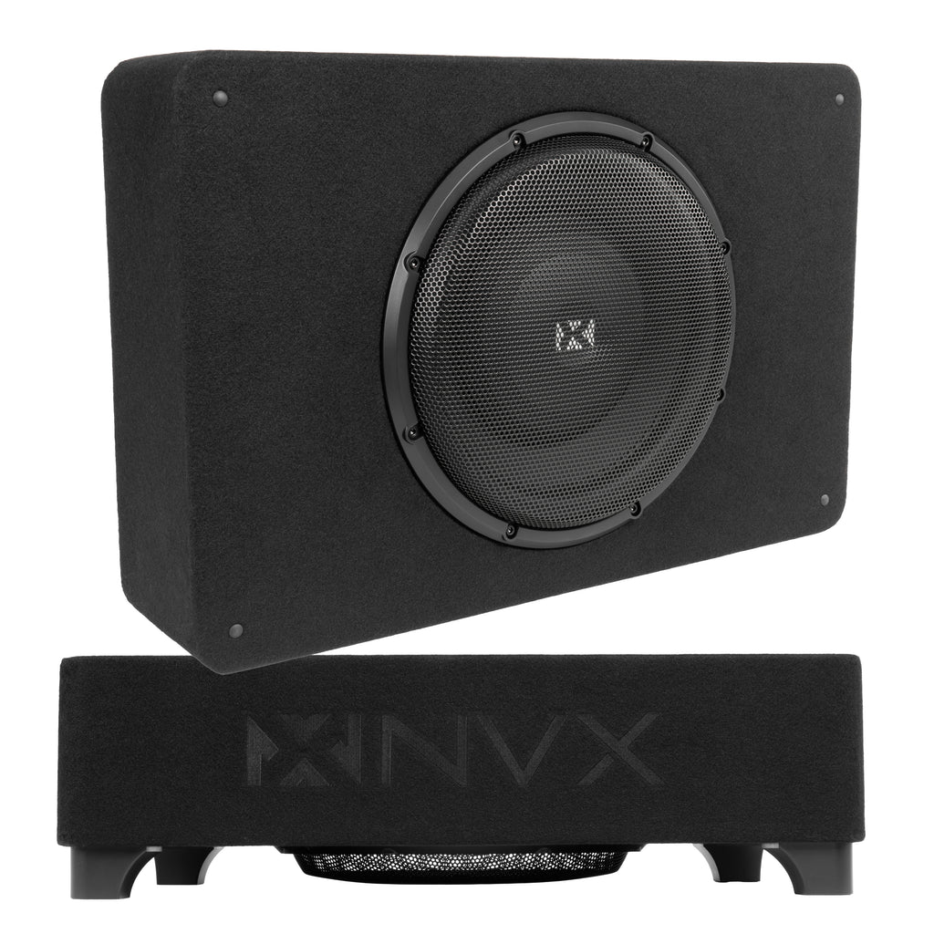 BXSQ112 1200W Peak (600W RMS) Sealed 2-Ohm Loaded Enclosure with