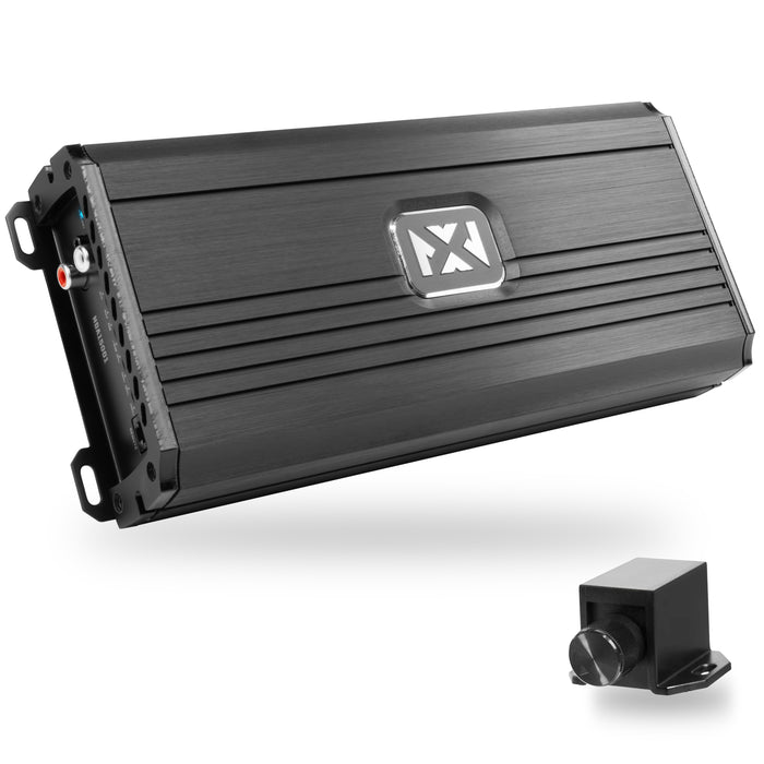 NDA15001 3000W Peak (1500W RMS) N-Series Class-D 1-Ohm Stable Monoblock Amplifier with Remote Bass Knob