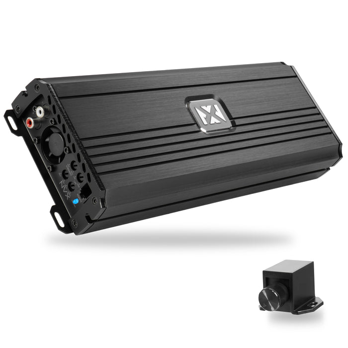NDA20001 4000W Peak (2000W RMS) N-Series Class-D 1-Ohm Stable Monoblock Amplifier with Remote Bass Knob
