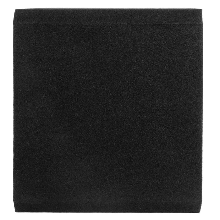 NE122S Dual 12" Sealed 3/4" MDF Black Carpeted Subwoofer Enclosure – 2.0 Cu. Ft. with Polyfil and NVX Logo