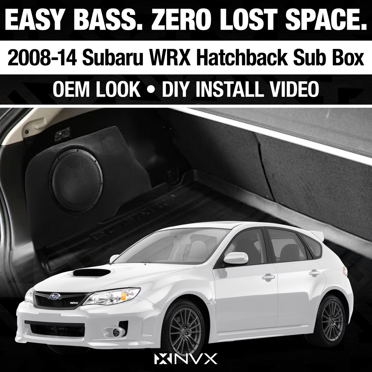 【2005～2008年SET】NOAH バトル・レヴォリューション 4本セット 2008-2014 Subaru WRX Hatchback - Custom 500W RMS 10