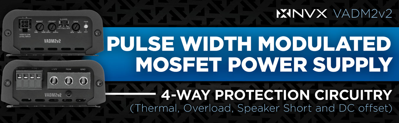 Advm2 VADM2 v2 (VADM2v2) 600W RMS V-Series Micro Full-Range Class-D 2-Channe ...