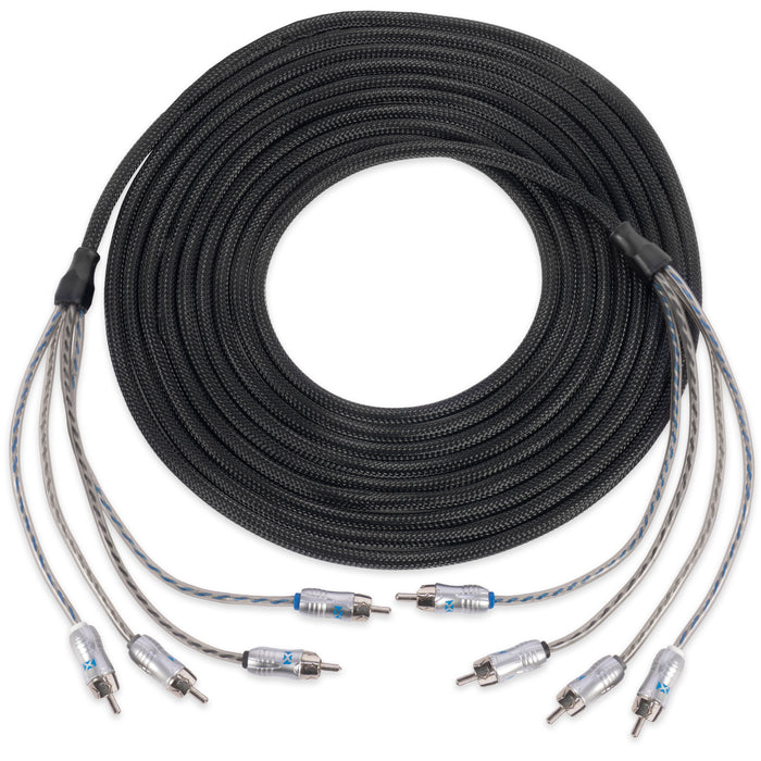 XIX43 9.84 ft (3 meter) 4-Channel X-Series RCA Audio Interconnect Cable