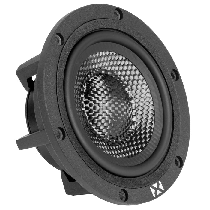 XQS3 200W Peak (100W RMS) 3.5" X-Series Midrange Speakers with Carbon Fiber Cones