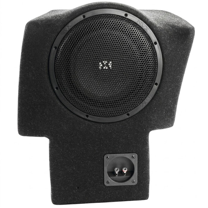 2017-2023 GMC Acadia Bass Package - Custom Single 10" 500W RMS Amplified Subwoofer Enclosure with Line Out Converter and Wiring Kit - PBK-GMC-ACA-G2