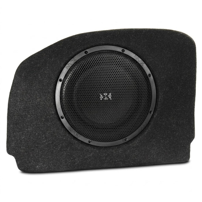 2018-2025 Toyota Camry Hybrid Bass Package - Custom Single 10" 350W RMS Amplified Subwoofer Enclosure with Line Out Converter and Wiring Kit - PBK-TOY-CAM-G8