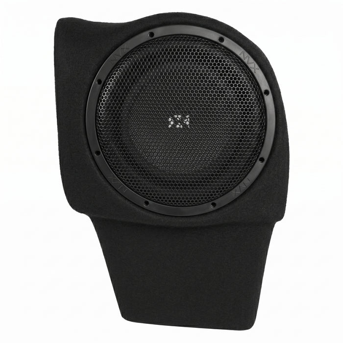 Custom Fit 350W RMS Single 10" Loaded BOOST Sealed Enclosure - 2020-2023 Tesla Model Y - BE-TSLA-Y-G1P (Passenger's Side)