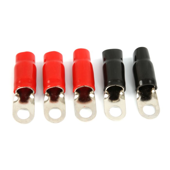 BRT038 | 5 Pieces of 0/1 Gauge Ring Terminals (3/8" Opening)