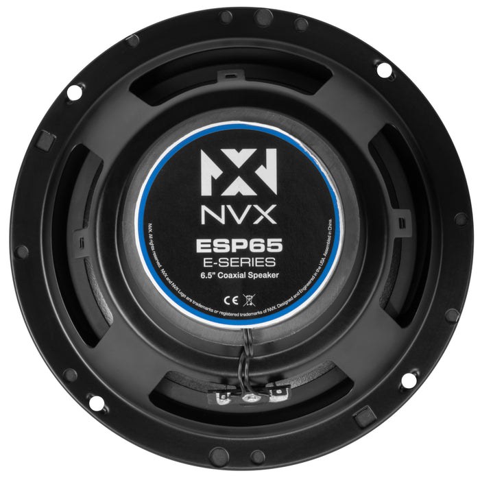 ESP65 360W Peak (120W RMS) 6.5" E-Series 2-Way Coaxial Speakers with 13mm PEI Dome Tweeters