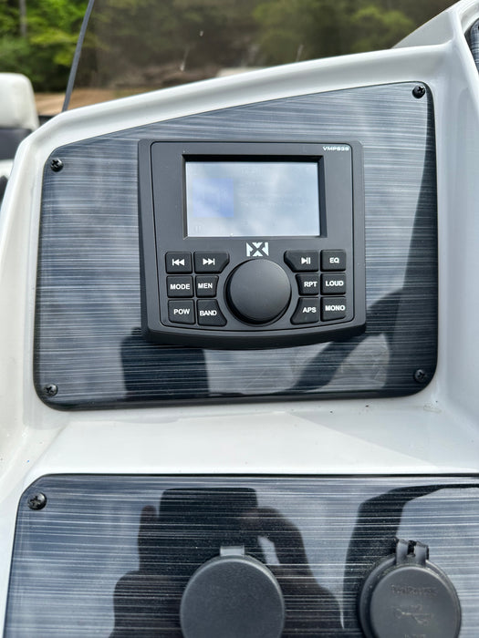 NVX VMPS35 Marine Receiver, MVSP8 Speakers, MVTSP8W Tower Speaker Bundle