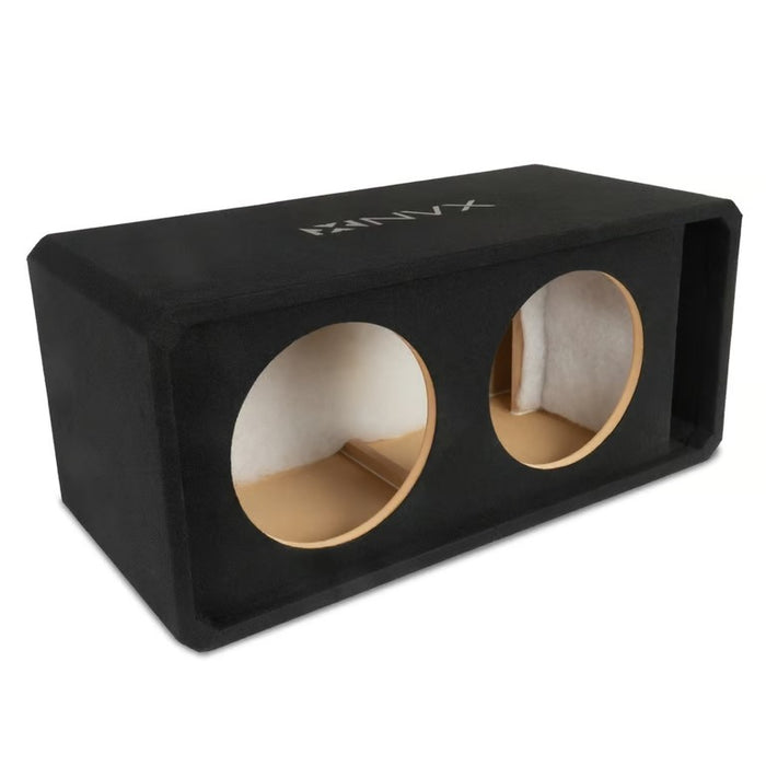 NVX Dual 12" Ported Complete Bass System w/ Sub Box, Amp, and Wiring Kit