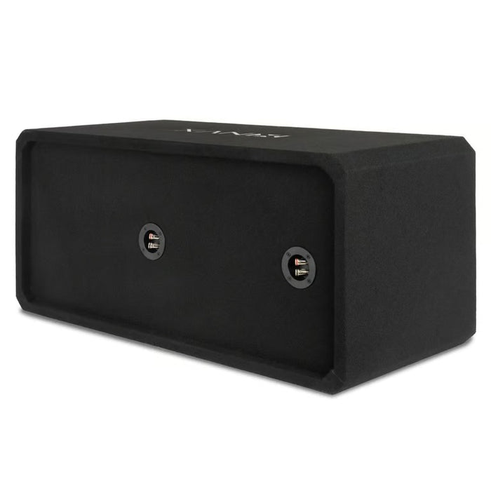 NVX Dual 12" Ported Complete Bass System w/ Sub Box, Amp, and Wiring Kit