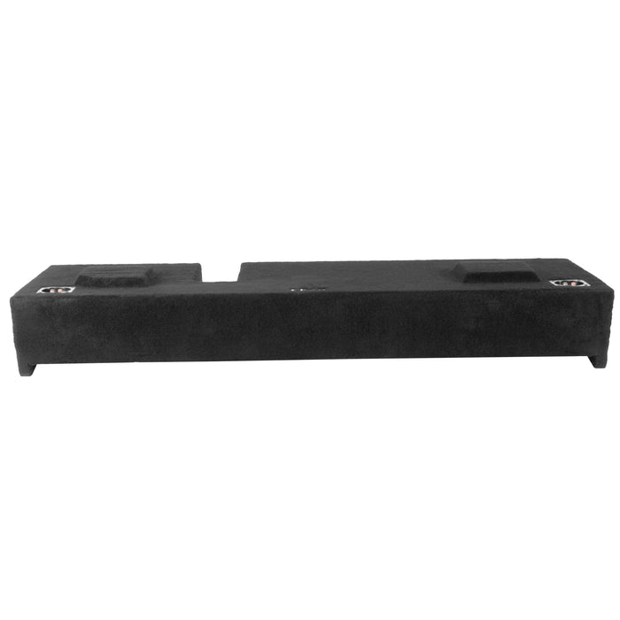 Custom Fit 800W RMS Dual 12" Loaded BOOST Sealed Truck Enclosure - 2009-2018 Ford F-150 Super Crew and Super Cab - LVE-FRD-150CECG12-D12S