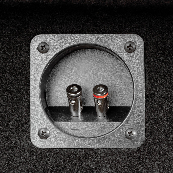 Custom Fit 800W RMS Dual 12" Loaded BOOST Sealed Truck Enclosure - 2009-2018 Ford F-150 Super Crew and Super Cab - LVE-FRD-150CECG12-D12S