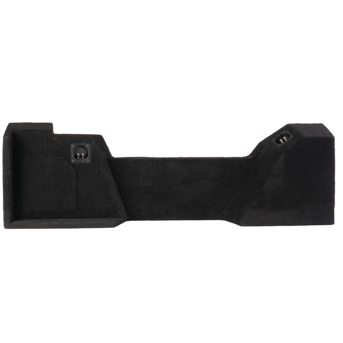 LVE-GM-SLVDCG3-D12S Custom Fit 800W RMS Dual 12" Sealed Up Firing Loaded Subwoofer Enclosure for 2014-2018 Chevrolet Silverado and GMC Sierra Double Cab Trucks