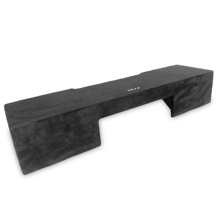 LVE-GM-SLVECG2-D10S Custom Fit 700W RMS Dual 10" Sealed Down Firing Loaded Subwoofer Enclosure for 2008-2013 Chevrolet Silverado and GMC Sierra Extended Cab Trucks