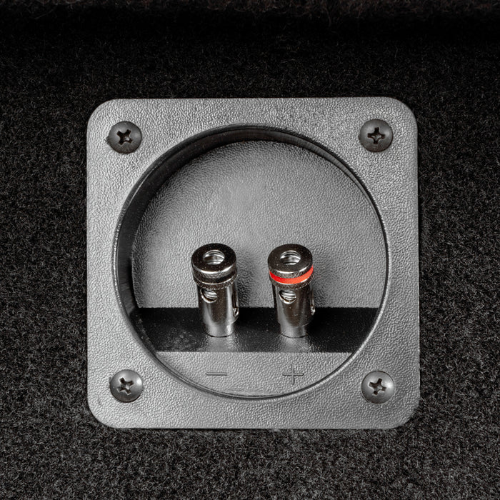 LVE-GM-SLVCCG2-D10S Custom Fit 700W RMS Dual 10" Sealed Down Firing Loaded Subwoofer Enclosure for 2008-2013 Chevrolet Silverado and GMC Sierra Crew Cab Trucks