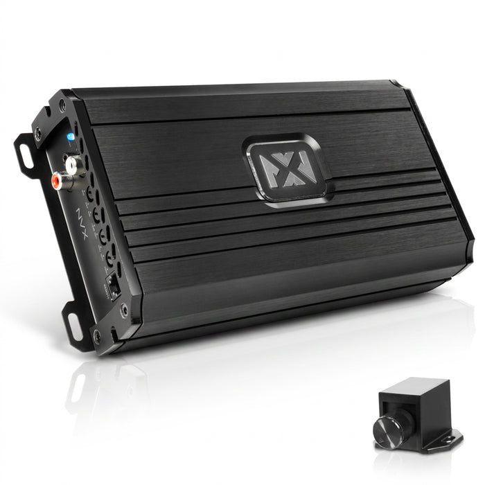 NDA8001 1600W Peak (800W RMS) N-Series Class-D 1-Ohm Stable Monoblock Amplifier with Remote Bass Knob