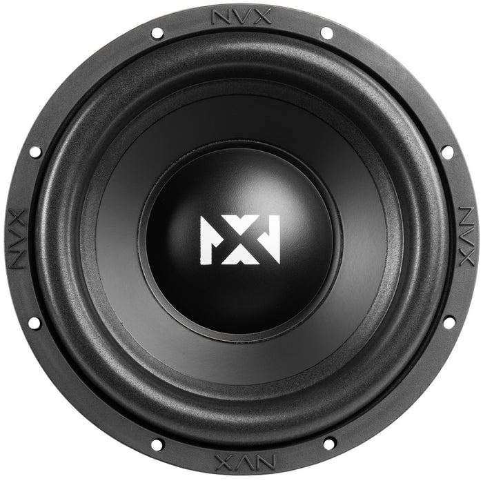 NVX Single 10" Complete Bass System w/  Ported Box, Amp, and Wiring Kit