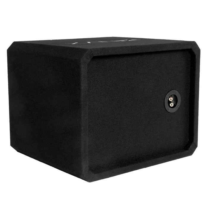 NVX Single 10" Complete Bass System w/  Ported Box, Amp, and Wiring Kit