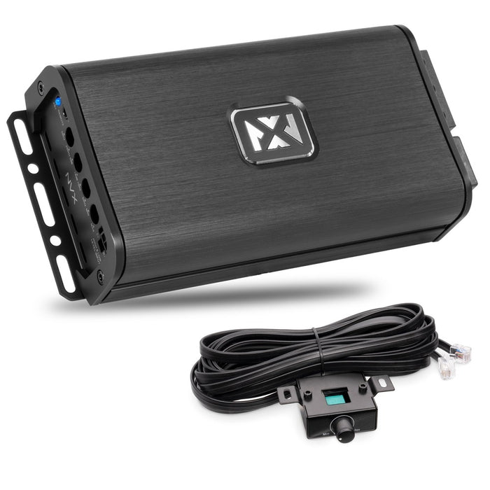 NVX Single 8" Complete Bass System w/ Ported Box, Amp, and Wiring Kit