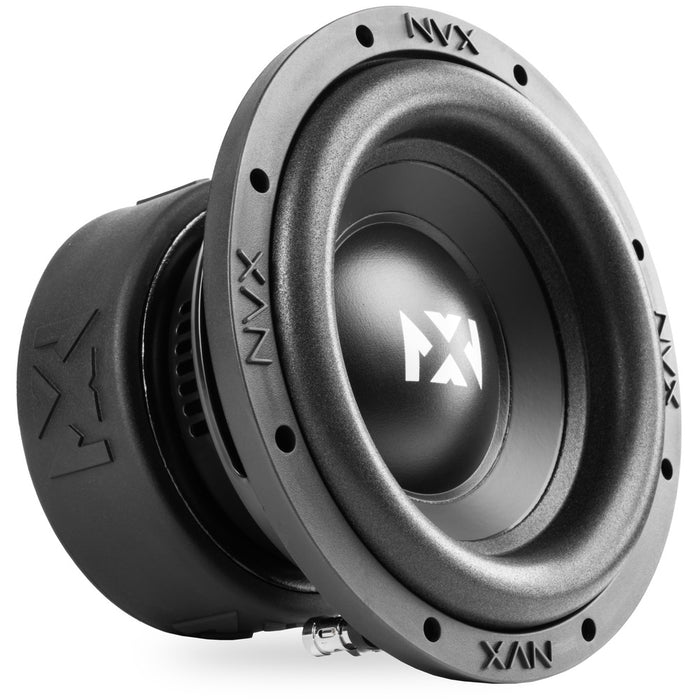 NVX Single 8" Complete Bass System w/ Ported Box, Amp, and Wiring Kit