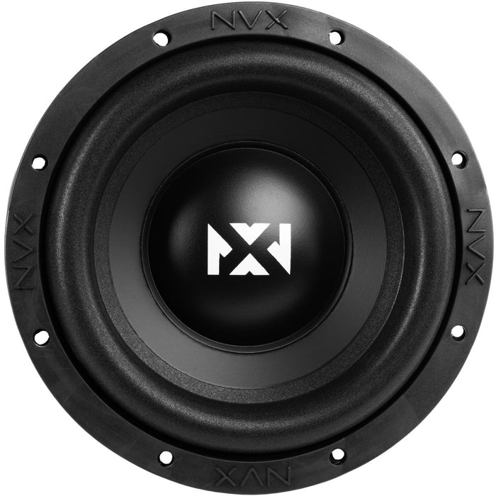 NVX Dual 8" Complete Bass System w/ Ported Box, Amp, and Wiring Kit