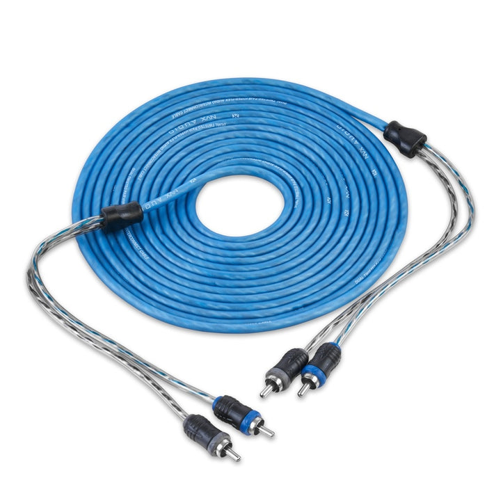 NVX Dual 8" Complete Bass System w/  Ported Box, Amp, and Wiring Kit