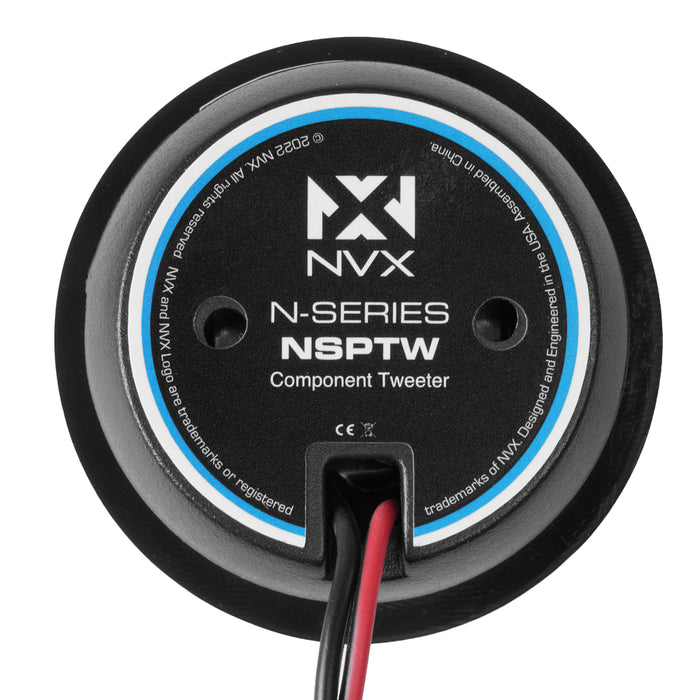 NSPTW 200W Peak (60W RMS) 3/4" N-Series Silk Dome 4-ohm Tweeters with In-line Crossovers