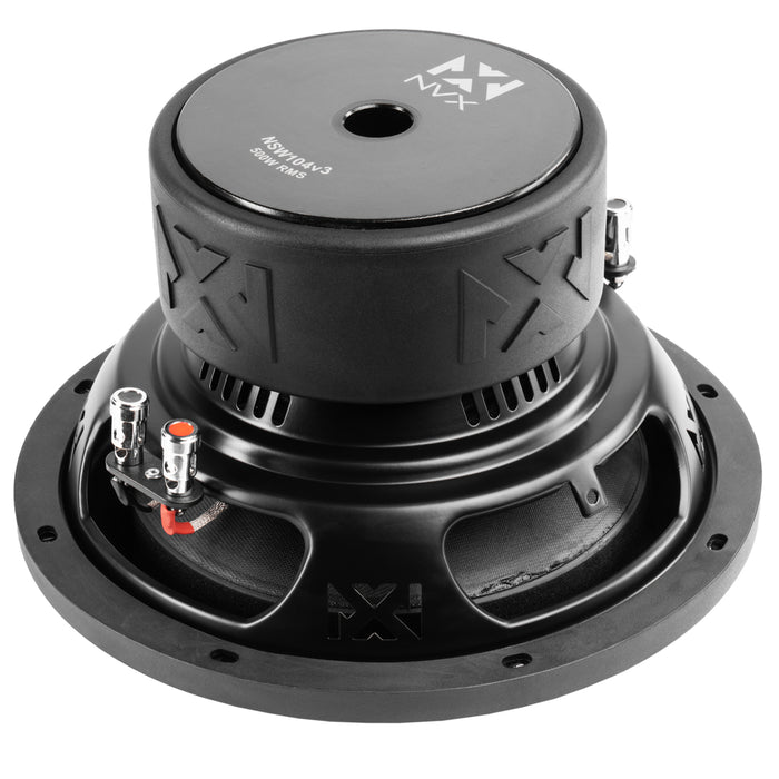 NSW104 Version 3 (NSW104v3) 1000W Peak (500W RMS) N-Series v3 10" Dual 4-Ohm Subwoofer