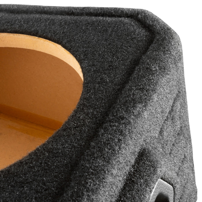 2019-2024 Chevrolet Silverado, GMC Sierra Crew Cab Bass Package - Custom Dual 12" 1200W RMS Amplified Sealed Subwoofer Enclosure with Amplifier Wiring Kit - PBK-GM-19SLVCC-S212