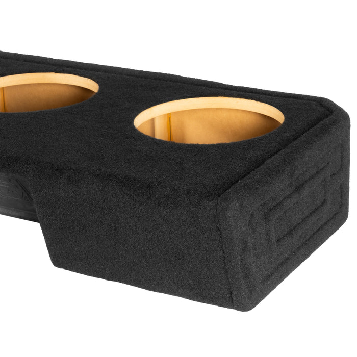 2019-2024 Ram 1500 Crew Cab Bass Package - Custom Dual 10" 1200W RMS Amplified Vented Subwoofer Enclosure with Amplifier Wiring Kit - PBK-RAM-19CC-P210