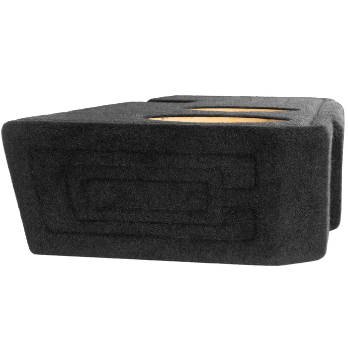 2019-2024 Ram 1500 Crew Cab Bass Package - Custom Dual 10" 1200W RMS Amplified Sealed Subwoofer Enclosure with Amplifier Wiring Kit - PBK-RAM-19CC-S210