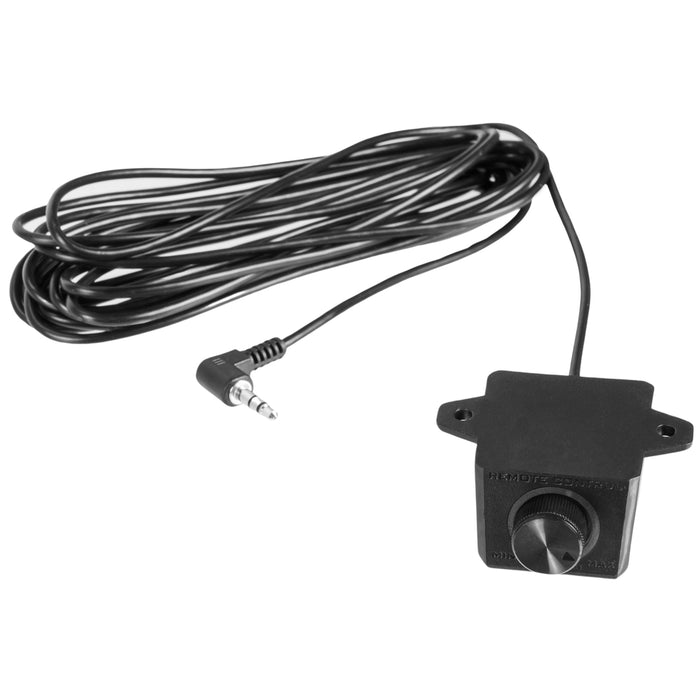 QBSTA 900W Peak (300W RMS) 11" Quick Bass Spare Tire Amplified Subwoofer System with Remote Bass Level Control and Amplifier Wiring Kit