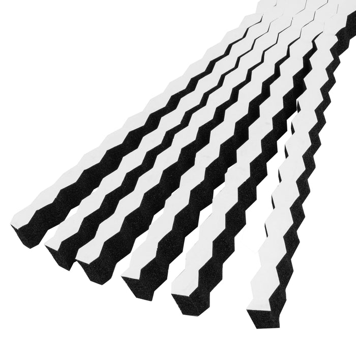 UNIFRING Universal Self-Adhesive Foam Speaker Baffle Ring Kit (Pack of 6)